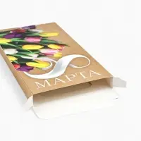 Коробка для шоколада, кондитерская упаковка, &laquo;8 Марта&raquo;, с окном, 17.3&times;8.8&times;1.5 см