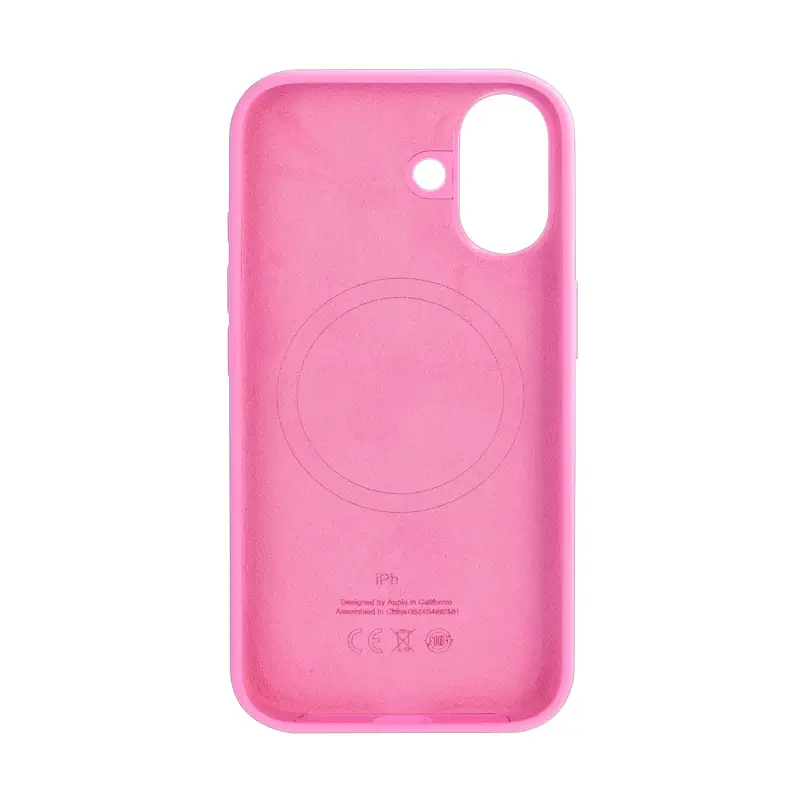 Чехол для iPhone 16 Silicone Case 100% ORG Peony (MagSafe + анимация NFC) c LOGO