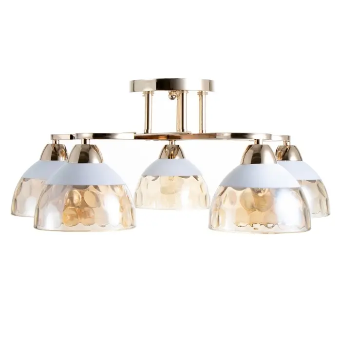 Светильник потолочный BayerLux &laquo;Аквила&raquo;, 5хЕ27, 40 Вт, золото, 45&times;15&times;22 см