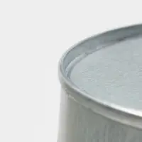 Вазон оцинкованный с ручками, 11 л, d=21 см, h=49 см, ГОСТ