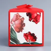 Коробка подарочная складная, упаковка, «Самой прекрасной», 12 х 12 х 12 см