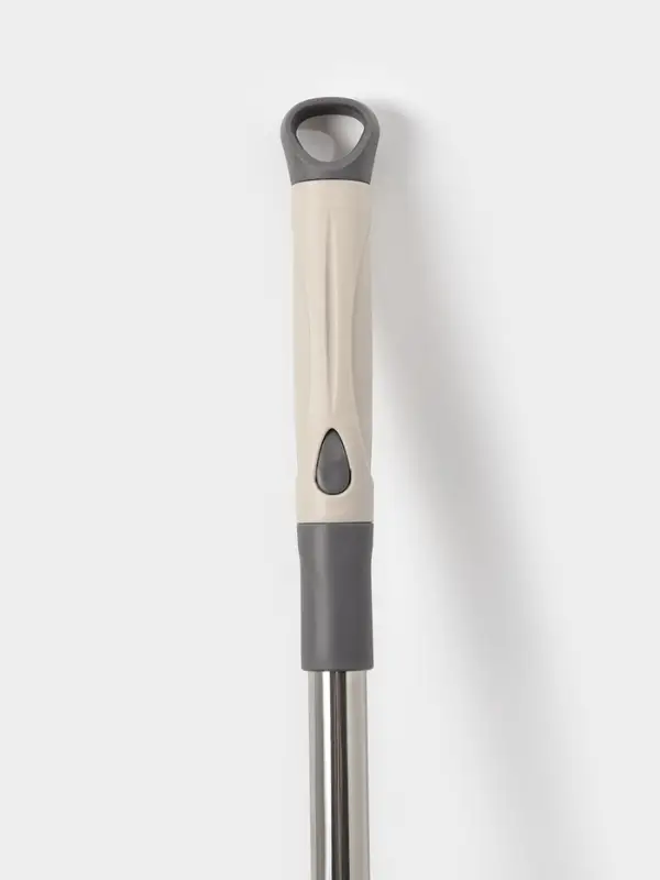 Швабра для мытья пола PVA с двойным роликовым отжимом Доляна, стальной телескоп черенок 28&times;6&times;106(130) см