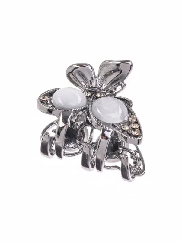 Крабик для волос &laquo;Ширли стиль&raquo;, бабочка, 2.5 см, чёрный