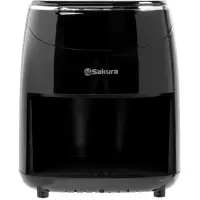 Аэрогриль Sakura SA-7671, 3.5 л, 1200 Вт, 9 программ, таймер, от 80 до 200&deg;C, чёрный
