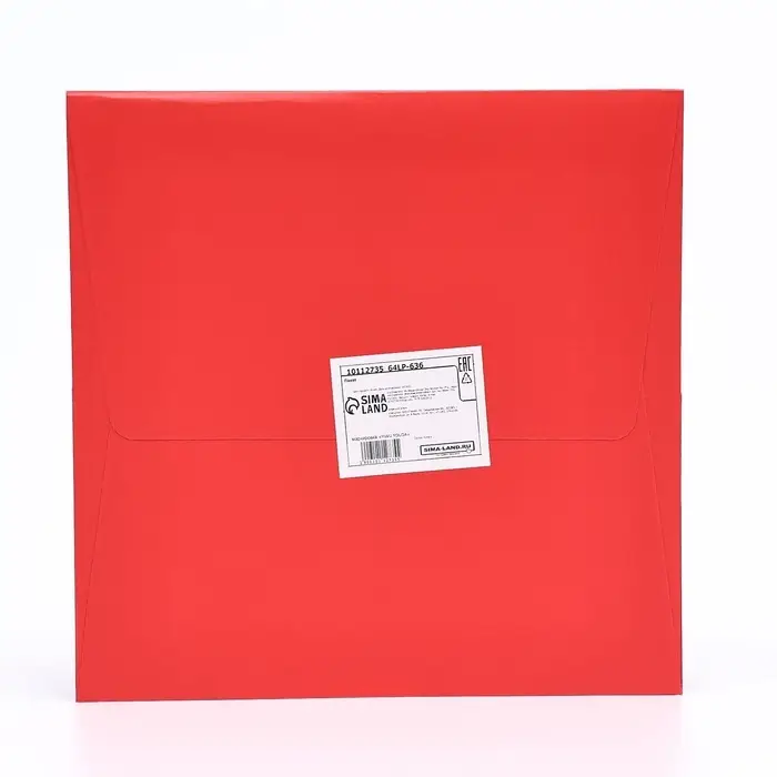 Пакет под торт 20&times;20&times;20 см, красный