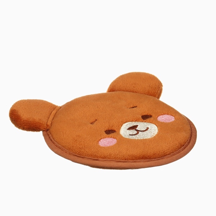 Мочалка детская «Мишка» 11х10 см, Крошка Я Мочалка детская «Мишка» 11х10 см, Крошка Я