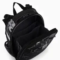 Рюкзак школьный для мальчика &laquo;Плата&raquo;, Stavia, эргономичная спинка, 30&times;16&times;38 см, чёрный