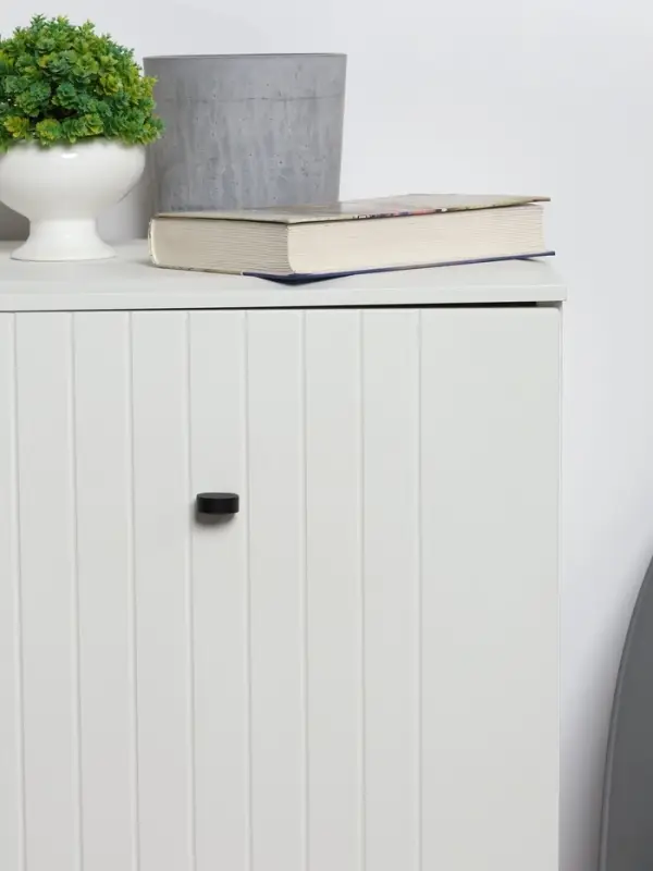 Ручка-кнопка CAPPIO RK147, d=26 мм, цвет черный, 8 шт.