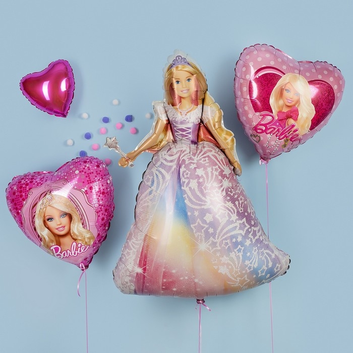 Шар фольгированный 18 Шар фольгированный 18" «Барби», сердце