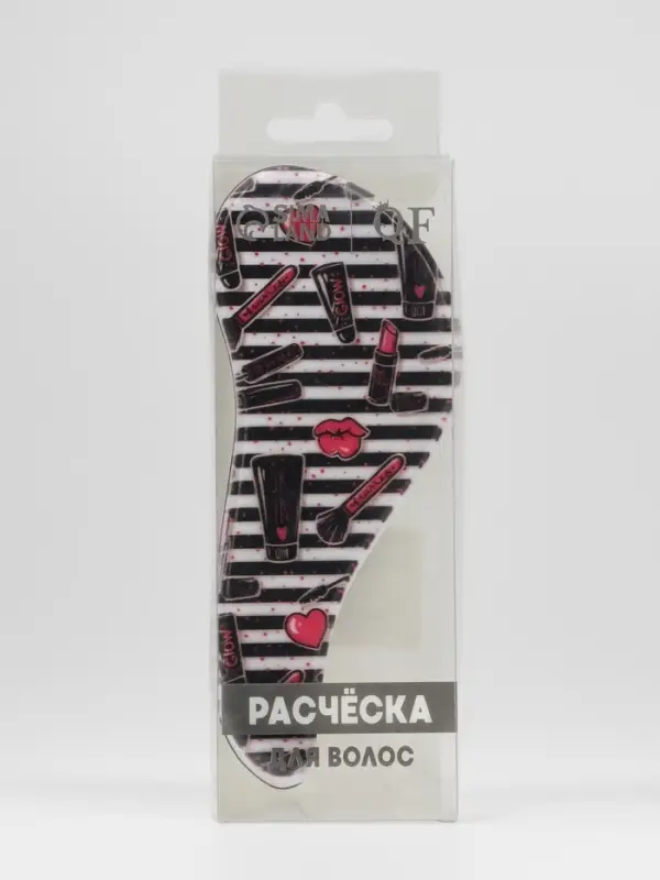 Расчёска массажная, 5.5&times;14.5(&plusmn;1) см, МИКС