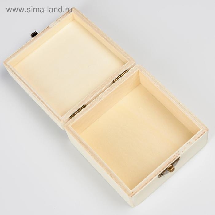 Шкатулка дерево под роспись "Единорожка среди облачков" 5х10х10 см