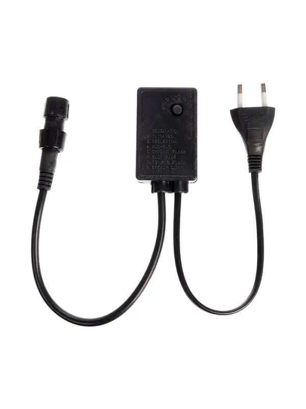 Контроллер Luazon Lighting для светового шнура 13 мм, 8 режимов, 220 В, 3-pin