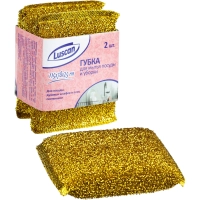 Губки для посуды Luscan в оплетке 115x78x25 мм 2 шт/уп