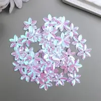 Пайетки "Zlatka" 13 мм, 10 гр, белый Пайетки "Zlatka" 13 мм, 10 гр, белый