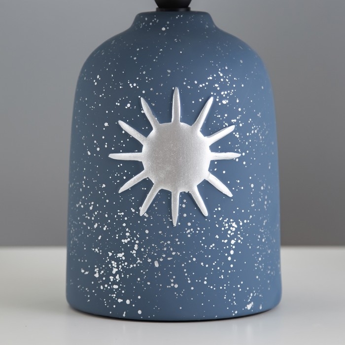 Настольная лампа Настольная лампа "Мирель" Е14 40Вт синий 22,5х22,5х34 см RISALUX