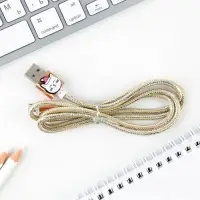 Кабель с доп элементом Micro USB, цвет микс.
