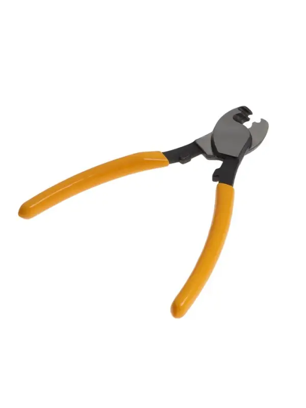 Кабелерез ТУНДРА, сталь 55, для цветных металлов до 3 мм, обрезиненные рукоятки, 150 мм