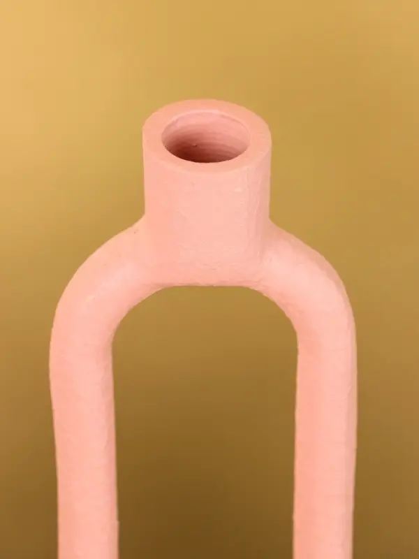 Подсвечник на 1 свечу  Подсвечник на 1 свечу "Пудровый" 8,5х,8,5х26 см