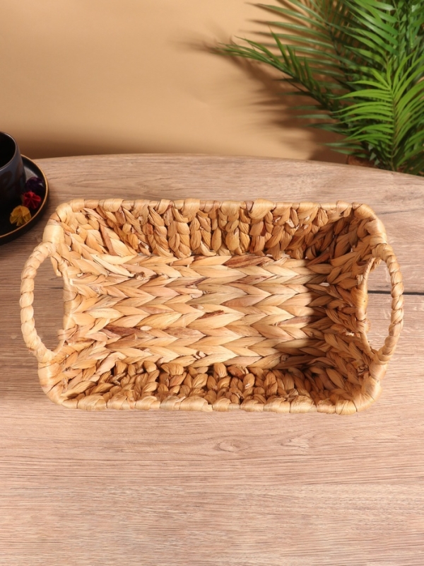 Корзина плетеная 34х20х17 см, водный гиацинт