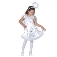 Карнавальный костюм «Звёздный ангел», нимб, платье, крылья, р. 28, рост 98-104 см Карнавальный костюм «Звёздный ангел», нимб, платье, крылья, р. 28, рост 98-104 см