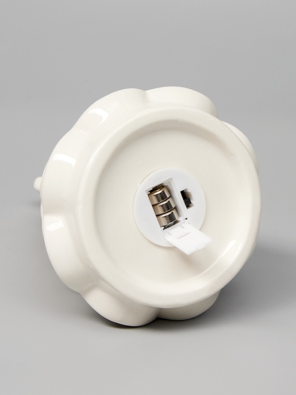 Светодиодная фигура Светодиодная фигура "Елочка ажурная" 19.8х10.8х10.8, 1 LED, LR44x3(в компл.), Т/БЕЛЫЙ