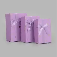 Набор подарочных коробок 3 в 1, прямоугольные 23&times;16&times;9.5 21&times;14&times;8.0 19&times;12&times;6.5 см