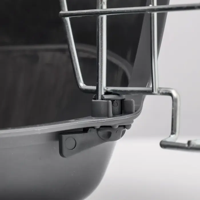 Переноска для животных до 9 кг &laquo;Пижон&raquo;, 43&times;29&times;27.5 см, металлическая дверь, пластик, белая, серая