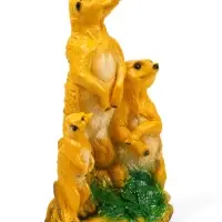 Садовая фигура из гипса &laquo;Сурикаты&raquo;, 36.5&times;14&times;22 см