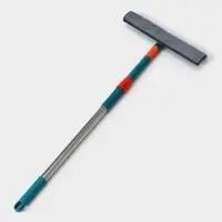 Щётка для окон, телескопическая ручка 68 (102) см, насадка из микрофибры 28&times;7 см