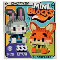 UNICON Конструктор "MiniBlocks", город зверей, 2 в 1 UNICON Конструктор "MiniBlocks", город зверей, 2 в 1