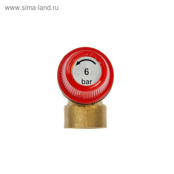 Клапан предохранительный Клапан предохранительный "СТМ" ТЕРМО, внутренняя/внутренняя резьба 1/2", 6 бар