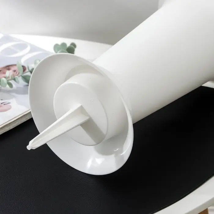 Ваза для цветов, 2.8 л, d=19 см, h=40 см, пластиковая, белая