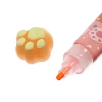 Маркер-текстовыделитель &laquo;Лапка&raquo;, МИКС