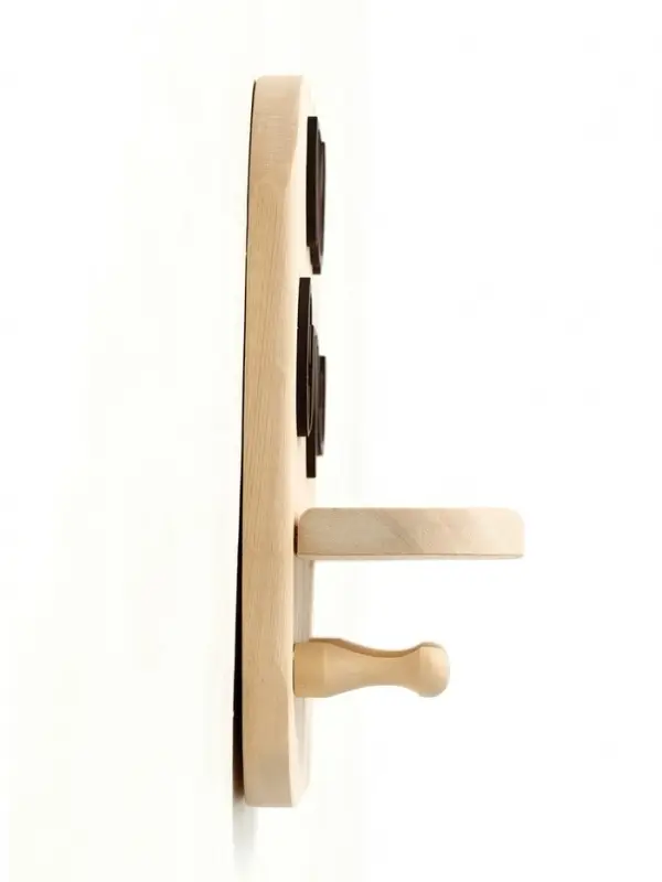 Полка - вешалка "Сауна" 4 крючка 32х22х8,5 см