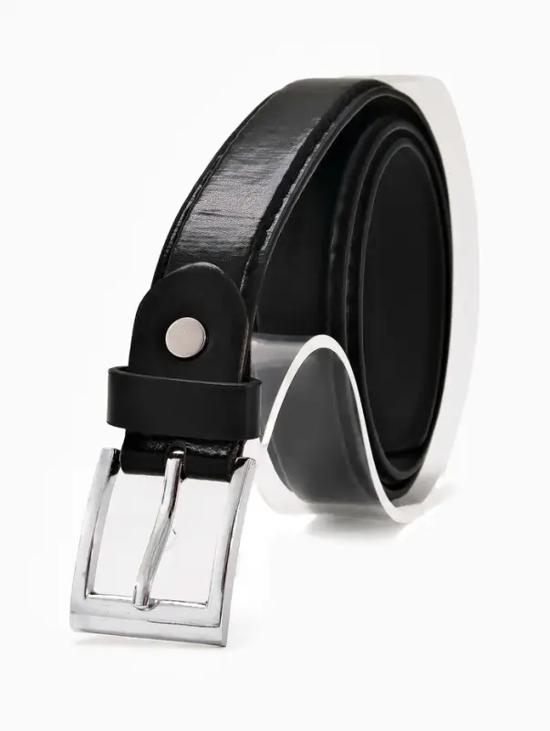 Ремень детский, ширина 2.2 см, винт, пряжка металл, чёрный