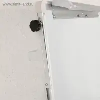 Флипчарт магнитно-маркерный, Calligrata, регулировка высоты, 60&times;90 см