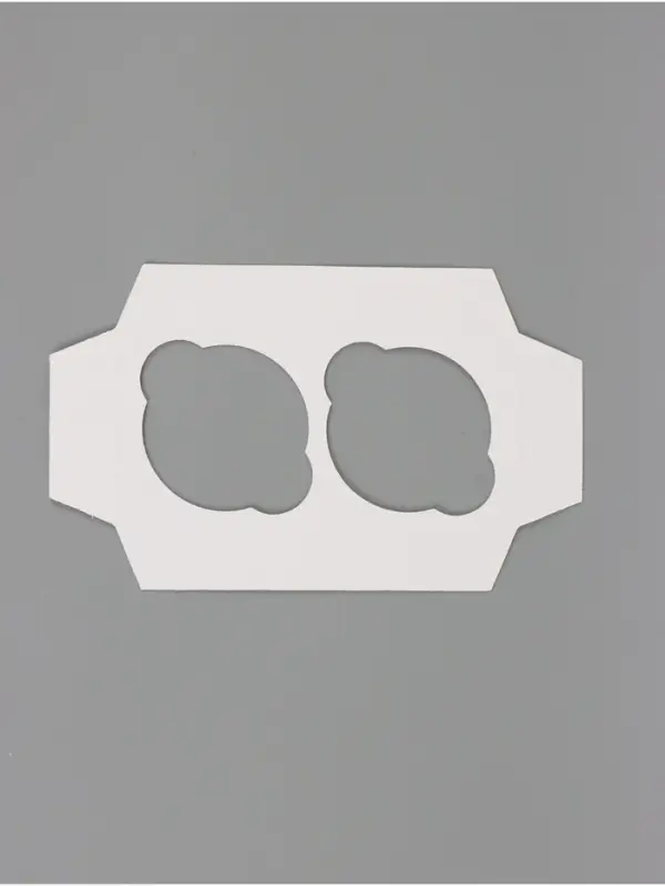 Коробка для капкейков, кондитерская упаковка, 2 ячейки &laquo;Present&raquo;, 16&times;8&times;7.5 см
