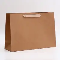 Пакет крафт без печати, 40&times;12&times;28 см 260 г/м&sup2;