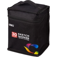 Набор маркеров для скетчинга Deli 30цв, двухстор., E70806-30