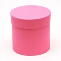 Набор круглых коробок 5в1 &laquo;Краски&raquo;, розовый, 25&times;25&times;25 - 19&times;19&times;19 см