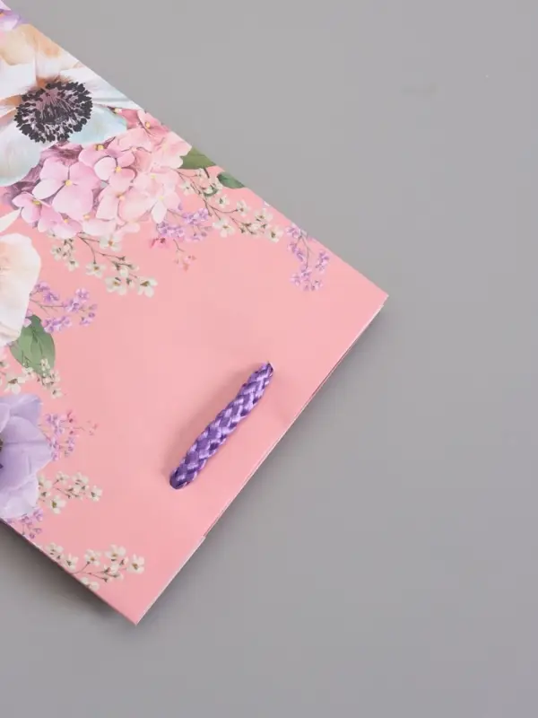 Пакет подарочный ламинированый "Счастье" 11,5 х 14,5 х 6,5 см