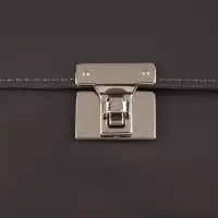 Застёжка для сумки, 3.3×3.3 см, цвет серебряный