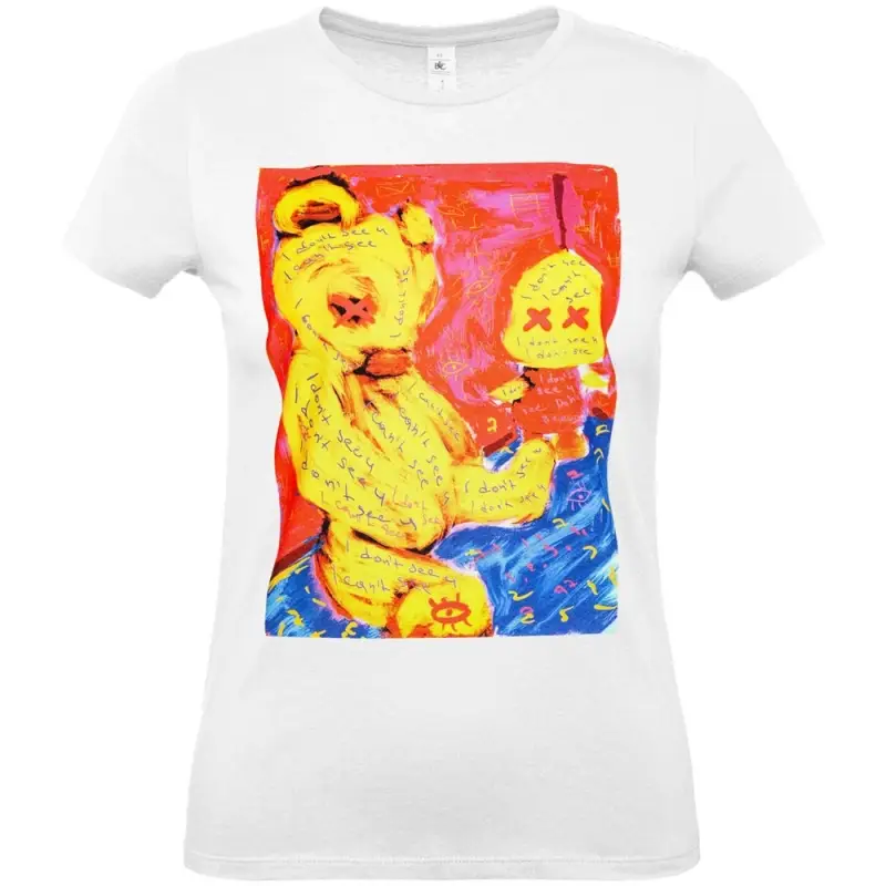 Футболка женская I Don't See You, белая, размер S Футболка женская I Don't See You, белая, размер S