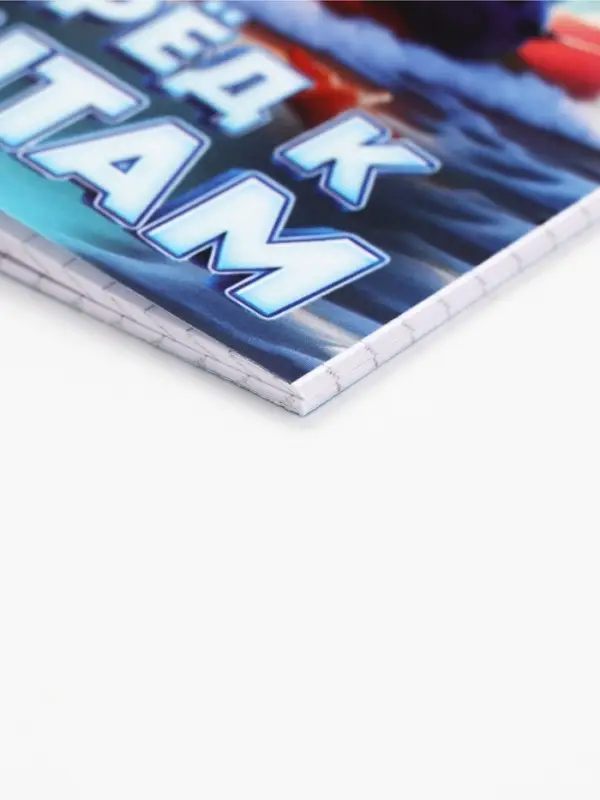 Блокнот А6, 32 л. на скрепке "Стич"