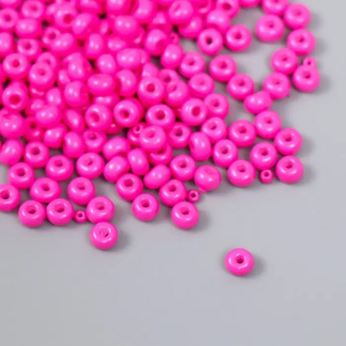 Бисер стекло 6/0  Бисер стекло 6/0 "Маджента" 15 гр