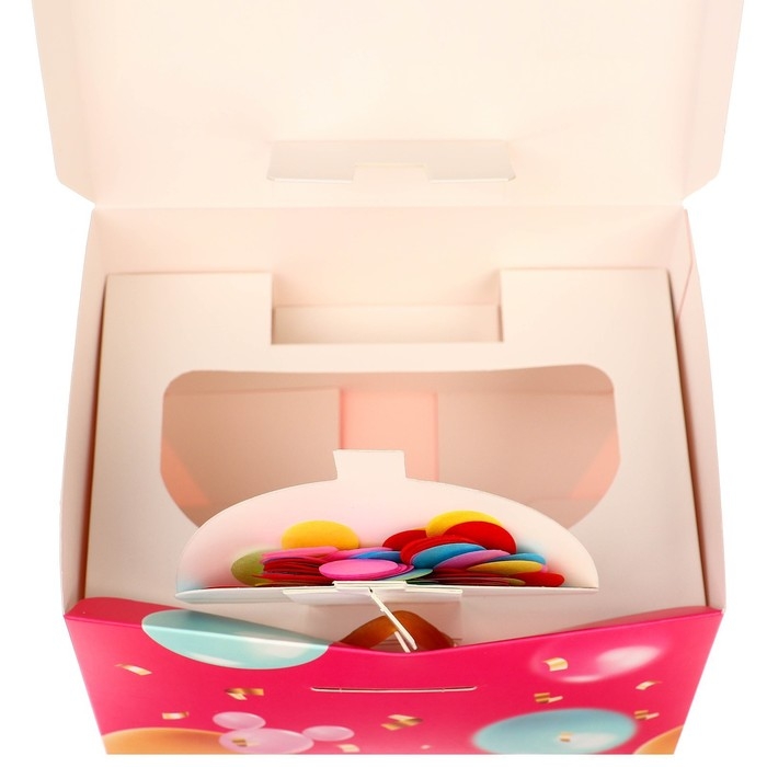 Подарочная коробка-бум, складная, 20х15х12.5 см, Минни Маус Подарочная коробка-бум, складная, 20х15х12.5 см, Минни Маус