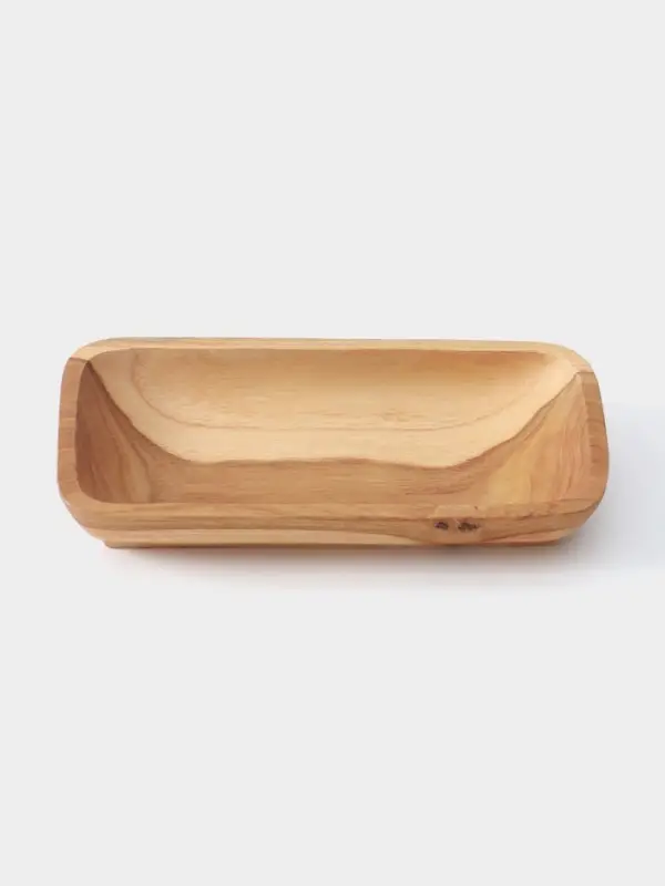 Блюдо, 20&times;10&times;3 см, тиковое дерево