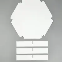 Коробка складная &laquo;Новогодние снежные шары&raquo;, 20&times;23&times;4 см