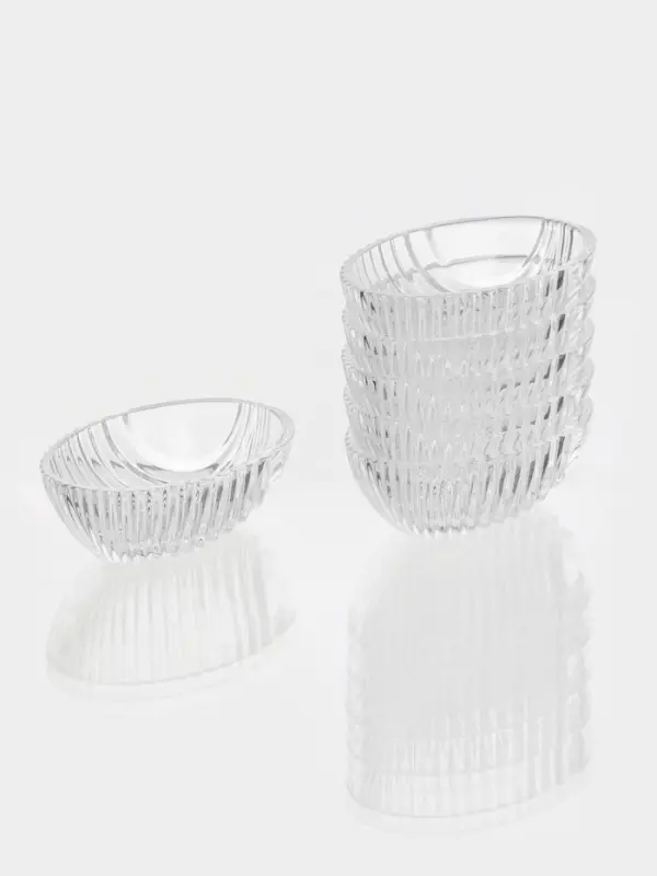 Набор салатников SANTA, 130 мл, размер одного салатника 11.5&times;7.5 см, 6 шт.