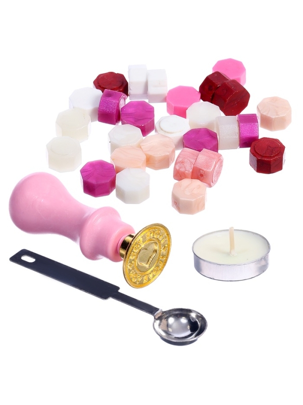 Набор для опытов для детей «Сургучная печать. Я тебя люблю», штамп, сургуч, конверт для письма Набор для опытов для детей «Сургучная печать. Я тебя люблю», штамп, сургуч, конверт для письма